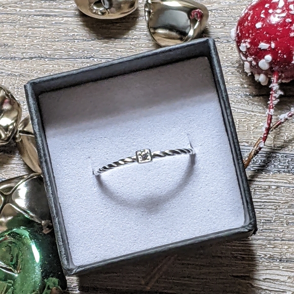 Silver Twisted Ring - Picture 2 of 5